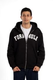 Zip Up Hoodie - Black - Image 9