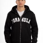 Zip Up Hoodie - Black