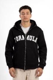 Zip Up Hoodie - Black