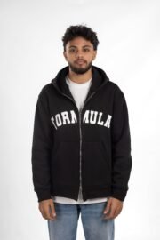 Zip Up Hoodie - Black - Image 5